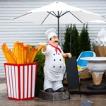 Повар фигуры для кафе