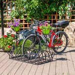 Кованая подставка для велосипедов 