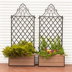 Кованая шпалера для растений 