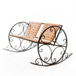 Кованая кресло качалка 