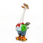 Гусь фигурка для дачи 