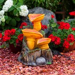 Фонтан Грибы для сада 