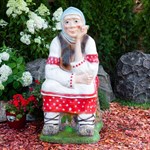 Садовая фигура Бабка  Садовая фигура Бабка