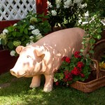 Фигура Поросенок для сада 