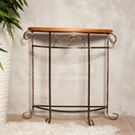 Консольный столик интерьерный 870-05 металл и дерево 870-05 - фото 49936 Консольный столик интерьерный 870-05 металл и дерево 870-05 - фото 49936