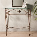 Столик консольный 352-24 металл и стекло 352-24 - фото 50030