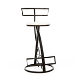 Стул барный со спинкой 325-12 - фото 50061