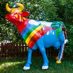 садовая фигура коровы