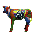 садовая фигура теленка большая