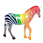 фигура зебра радужная