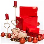 Копилка Свинка с бусами U08357 - фото 51368