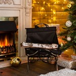 Дровница из металла