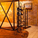 Подставка для бутылок кованая