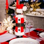 Новогодний чехол на бутылку