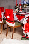 Новогодний чехол для стула