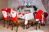 Чехол для стула Санта Клаус H801-03 - фото 51986