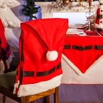 Чехол для стула Новогодний H801-00 - фото 52136