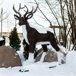Олень фигура садовая Олень фигура садовая
