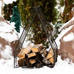 Кованая дровница