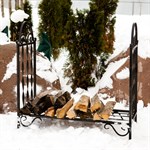 Дровница для дачи