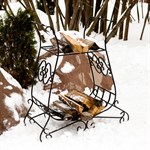 Кованая дровница