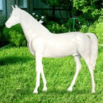Фигура Конь из стеклопластика U07494-W высота 190 см цвет белый U07494-W - фото 54083