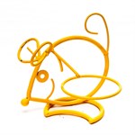 Подставка металлическая для цветов Мышка 14-727 d=10см 14-727 - фото 54442