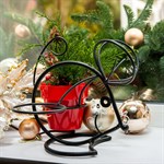 Подставка для цветов металлическая 14-724 d=10см 14-724 - фото 54538