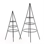 Опора для растений конусообразная металлическая 57-903 высота 78см 57-903 - фото 56127