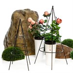 Опора для растений конусообразная металлическая 57-903 высота 78см 57-903 - фото 56129