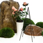 Опора для растений конусообразная металлическая 57-903 высота 78см 57-903 - фото 56144