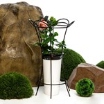 Опора круглая металлическая для растений 57-915 h=75 см 57-915 - фото 56250