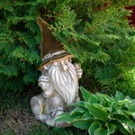 Гном на пеньке FL08404 F08404-BTO - фото 56534