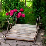 Декоративный мостик для сада