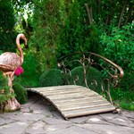 Декоративный мостик для сада