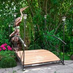 Садовый  мостик с 6 фонарями 860-43R разборный 860-43R - фото 56664