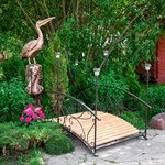 Садовый  мостик с 6 фонарями 860-43R разборный 860-43R - фото 56666