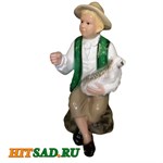 Садовая фигура Пастушок