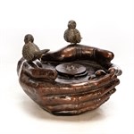 Садово-парковый фонтан Ладони FS08505 под бронзу, высота 27 см FS08505 - фото 57178