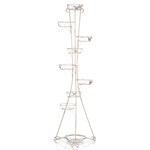 Кованая подставка для 9 цветов 14-109-WG цвет белый 14-109-WG - фото 57525