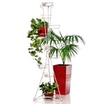 Кованая подставка для 9 цветов 14-109-WG цвет белый 14-109-WG - фото 57527