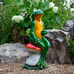 Садовая фигура Лягушка