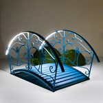 Кованый мостик для сада