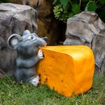 Лавочка детская Мышь с сыром U07465 стеклопластик и дерево U07465 - фото 57901