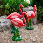Розовый фламинго для сада F01162 Розовый фламинго для сада F01162
