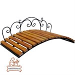 Кованый мостик для сада садовый центр