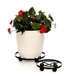 Подставка напольная на колёсиках для цветка 12-071 d=30см 12-071 - фото 58465