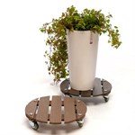 Подставка напольная для цветов 12-083 на колёсиках 12-083 - фото 59095