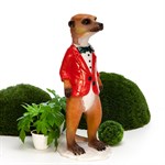 Фигура садово-парковая Сурикат F07601 полистоун h=95см F07601 - фото 59226