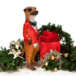 Фигура садовая Сурикат в пиджаке F07655 h=85 см F07655 - фото 59232